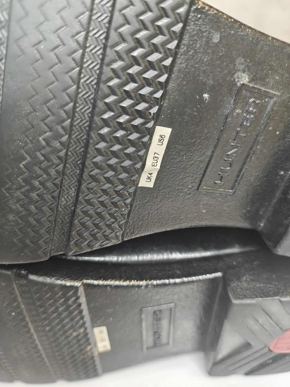 Hunter Glossy Tall Rain Boots - Black - Picture 13 of 16